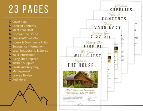 Mountain House Rental Property Template Kit - Image 4