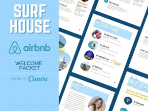 Suft House Airbnb VRBO Rental Welcome Book Template