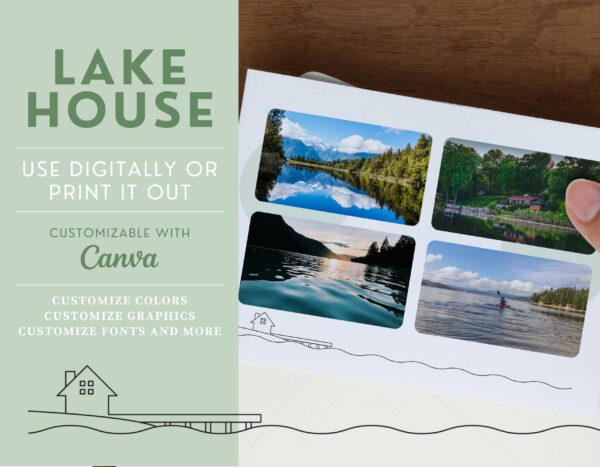 Lake House Welcome Cards for Rental Properties - Image 3