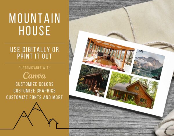 Mountain House Welcome Cards for Rental Properties - Image 3