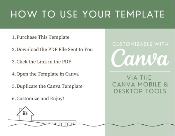Lake House Welcome Cards for Rental Properties - Image 5