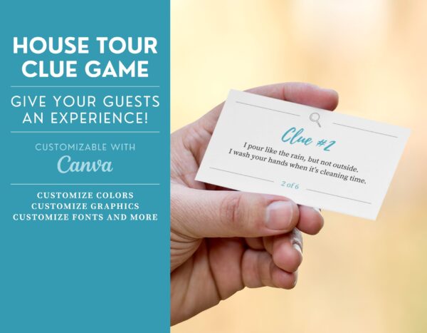 House Tour Clue Game Cards for Rental Properties - Image 6