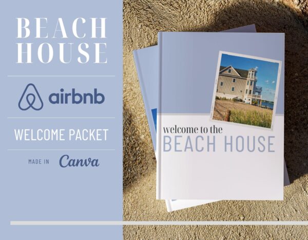 Beach House AirBNB and Rental Welcome Book Canva Template - Image 8