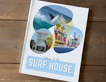Surf House Style Airbnb Canva Template